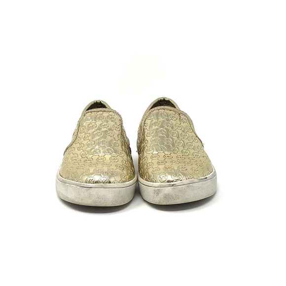 Michael Kors Ivy Alita Gold Monogram Slip infant 5 - Picture 2 of 6